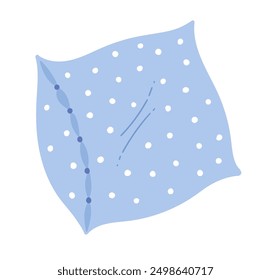 Vector color illustration of pillow