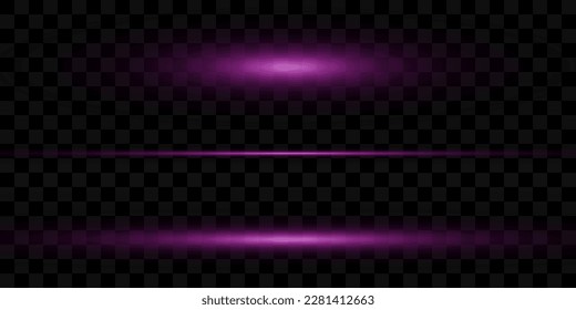 Vector color illustration. Set of light effects. Flashes and glare. Bright beams of light. Glowing lines. Vector illustration. Christmas Flash. dust.