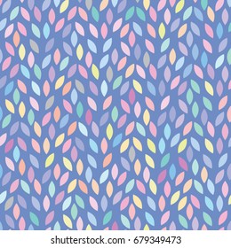 Vector color leaves pattern. Geometric background