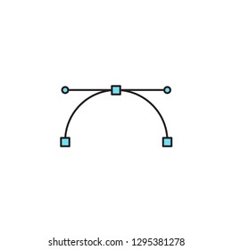 vector color line icon. app tools vector illustration. Editable Stroke. simple design symbol