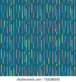 Vector color line pattern. Geometric background