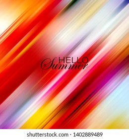 
Vector color lines. Summer background design