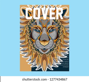Vector Color Lion King Illustration - Vector 