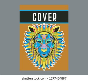 Vector Color Lion King Illustration - Vector 