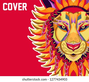 Vector Color Lion King Illustration - Vector 