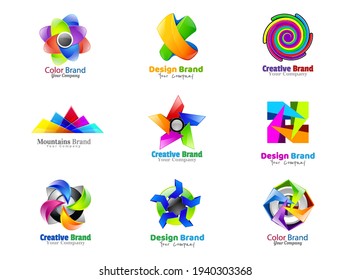 Vector Color Logo Corporate Identity Icon Stock Vector (Royalty Free ...