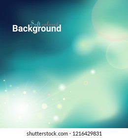 Vector color mesh background. Defocused rays lights bokeh abstract background. Colorful smooth banner template. Easy editable soft colored vector illustration in EPS10 image pattern picture.