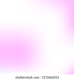 Vector Color Minimal Vibrant Gradient Mesh. Trendy Pink Pastel Bright Blurred Texture. Digital Liquid Light Fashion Watercolor Gradient Background. Empty Smooth White Barbie Soft Blurry Background.