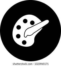 Vector Color palette Icon