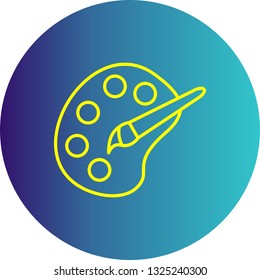 Vector Color palette Icon