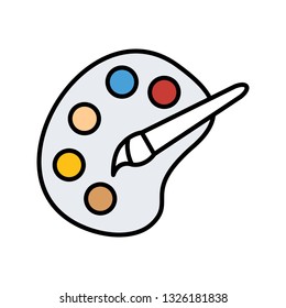 Vector Color palette Icon