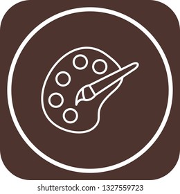 Vector Color palette Icon
