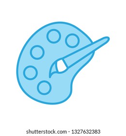 Vector Color palette Icon
