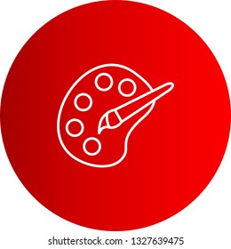 Vector Color palette Icon