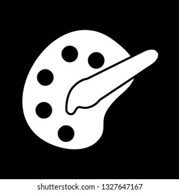 Vector Color palette Icon
