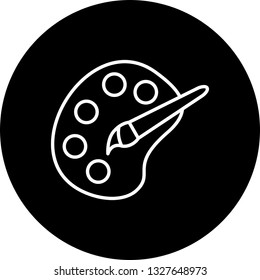 Vector Color palette Icon
