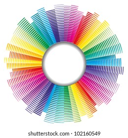 vector color palette, color spectrum