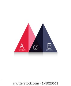 Vektor-Farbpapier-Pfeildesign-Vorlage für Geschäftshintergrund | nummerierte Banner | Geschäftsfelder | grafische Website-Layout-Vektorgrafik