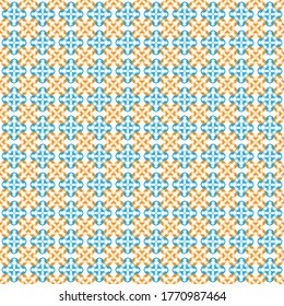 Vector color pattern. Geometric background design for the fabric.Beautiful vintage pattern.