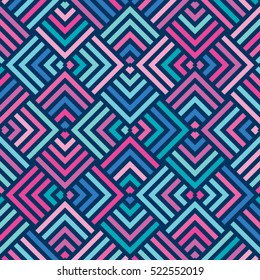 Vector Color Pattern. Geometric Background