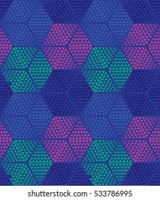 Vector color pattern. Geometric background