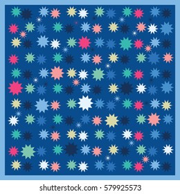 Vector color pattern. Geometric background