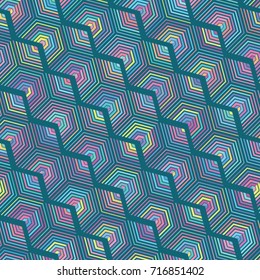 Vector color pattern. Geometric background