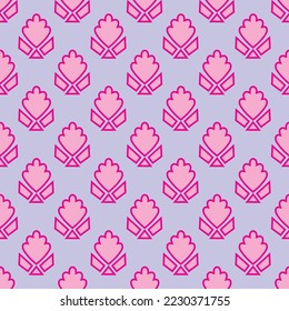 Vector color pattern. Geometric flower
