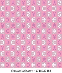 Vector color pattern " International Money"