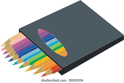 Vector. Color pen set 03