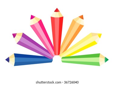 Vector color Pencil.