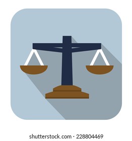 vector color scales icon set on white