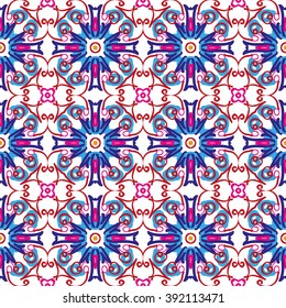 Vector color seamless pattern. Abstract background, cloth vector pattern.