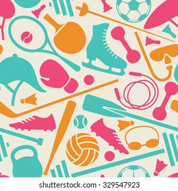 Vector color sport equipment icon. Healthy lifestyle concept sign. Fitness illustration for print, web