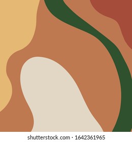 Vector color striped wave pattern. Thin and wide wavy lines. Abstract texture red, orange, yellow, green, 
beige color background. Use for textiles, clothing, presentations, wallpapers, print. 