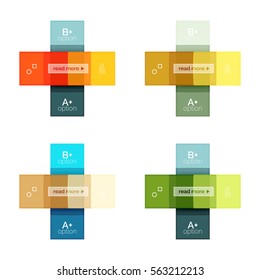 Vector color stripes infographics templates with sample option text, isolated on white. Geometric business abstract line background for workflow layout, diagram, number options or web design