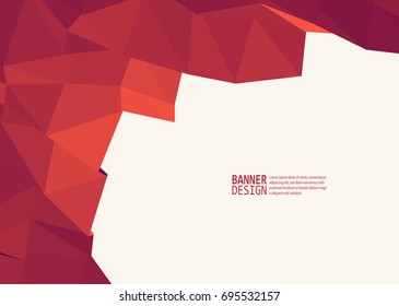 Vector Color Triangle Design Templates for Brochures, Flyers, Mobile Technologies, Applications, Online Services, Typographic Emblems, Logo, Banners and Infographic. Abstract Modern Background.