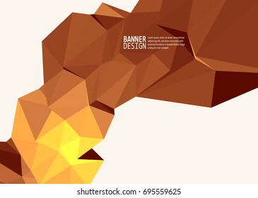 Vector Color Triangle Design Templates for Brochures, Flyers, Mobile Technologies, Applications, Online Services, Typographic Emblems, Logo, Banners and Infographic. Abstract Modern Background.