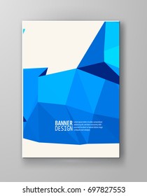 Vector Color Triangle Design Templates for Brochures, Flyers, Mobile Technologies, Applications, Online Services, Typographic Emblems, Logo, Banners and Infographic. Abstract Modern Background.