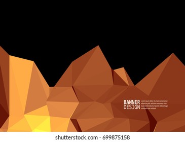 Vector Color Triangle Design Templates for Brochures, Flyers, Mobile Technologies, Applications, Online Services, Typographic Emblems, Logo, Banners and Infographic. Abstract Modern Background.