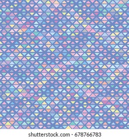 Vector color triangle pattern. Geometric background
