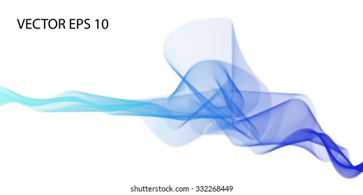 Vector color wave abstract background for banner

