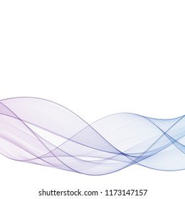 vector color wave. Abstract illustration