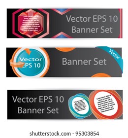 Vector Color Web2 banner set