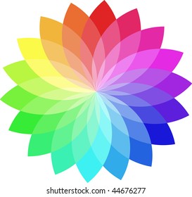 Vector color wheel.