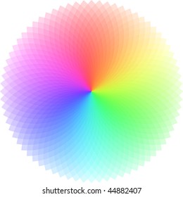 Vector color wheel.