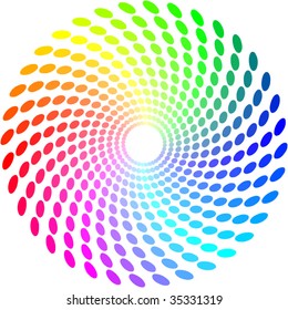Vector color wheel for design