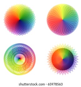 Vector Color Wheel Set