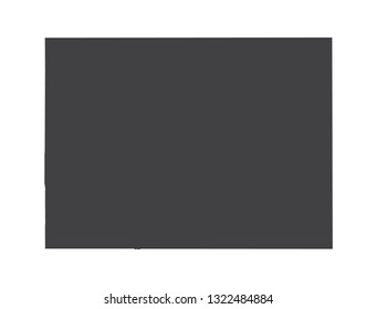 Vector Colorado Map silhouette. Isolated vector Illustration. Black on White background.