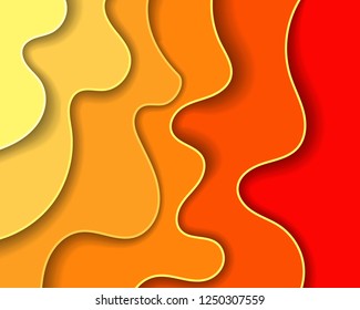 
Vector colored abstract background. Smooth waves and lines.